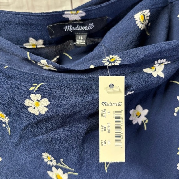Madewell Tulip-Hem Wrap Skirt in Floral Heyday size 14 NWT - Picture 4 of 8